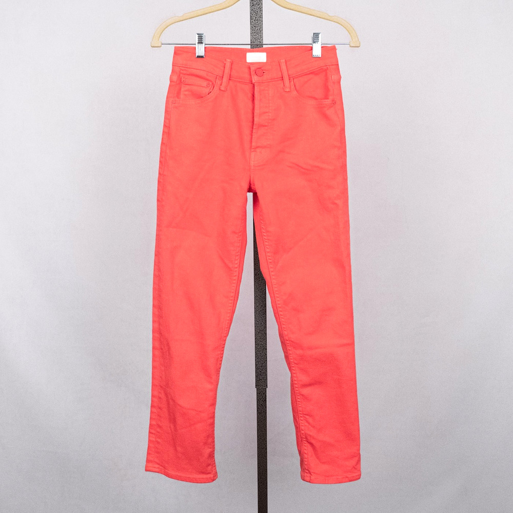 Mother The Tomcat Jeans Button Fly Play Date in Paradise Pink Women's Size 24